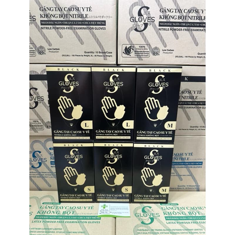 Găng Tay Y Tế Không Bột Nitrile